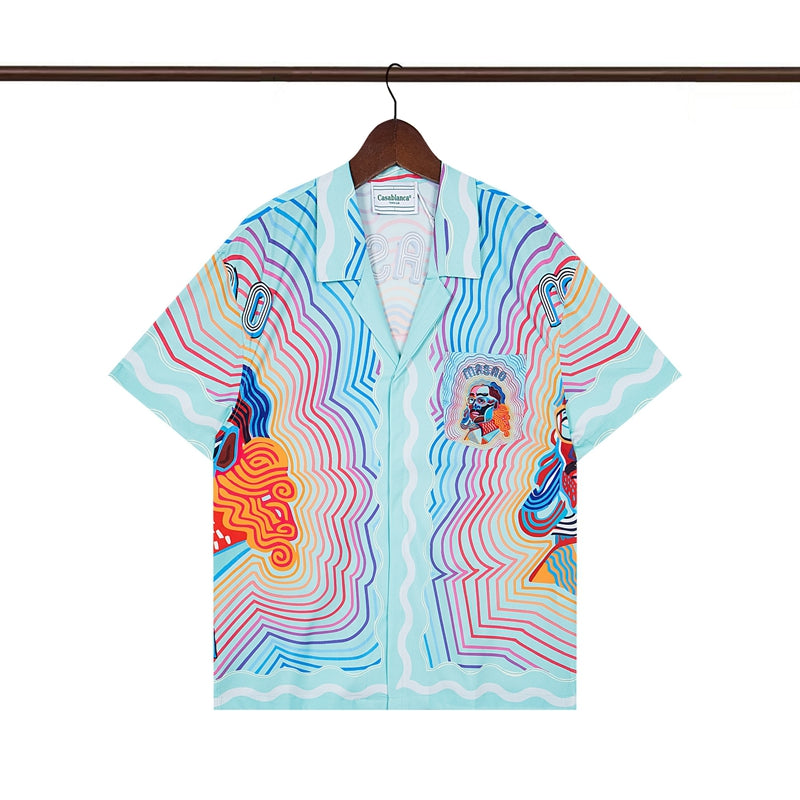 Tennis Club Summer Short Sleeve Shirt Shorts Set