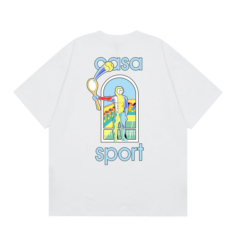 Tennis Club Cotton Short Sleeve T-Shirt