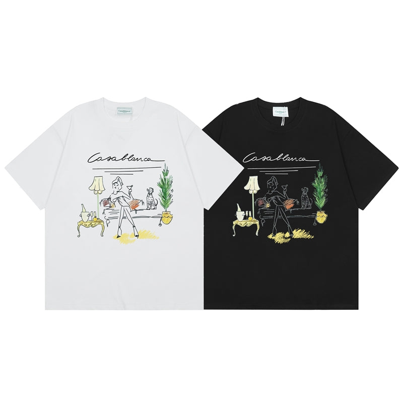 Tennis Club Cotton Short Sleeve T-Shirt
