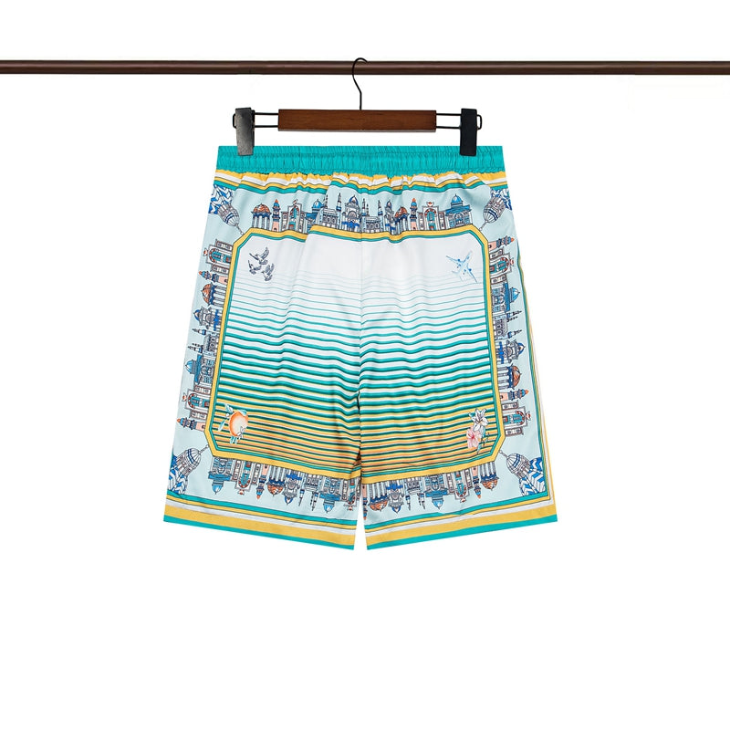 Tennis Club Summer Short Sleeve Shirt Shorts Set