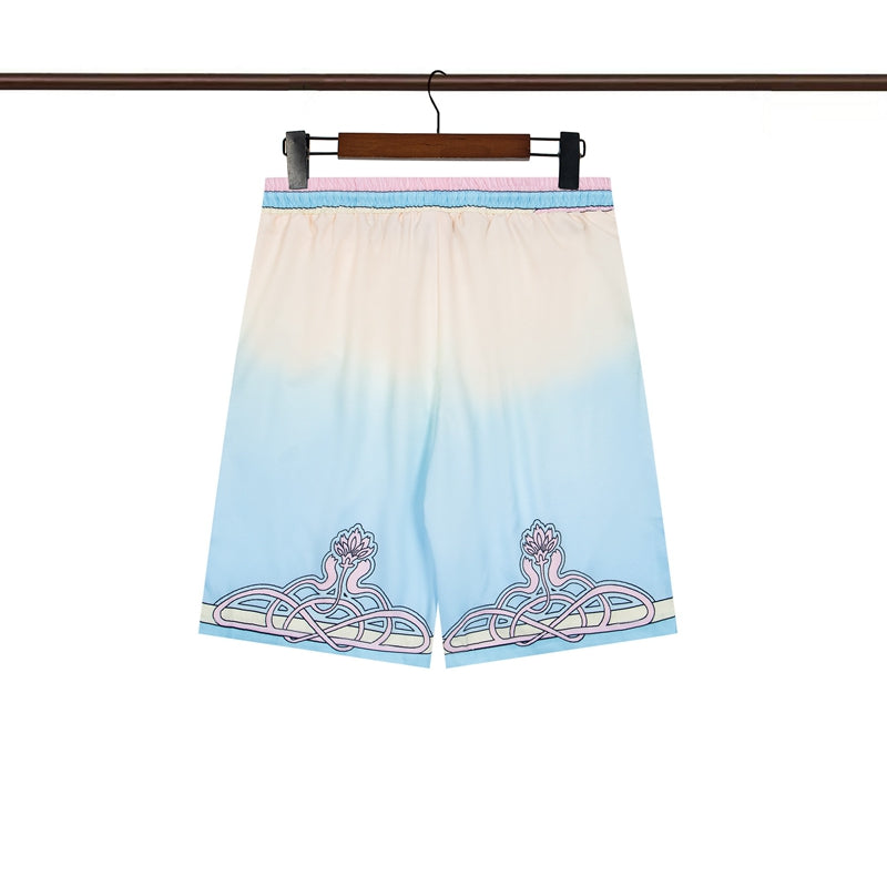 Tennis Club Summer Short Sleeve Shirt Shorts Set