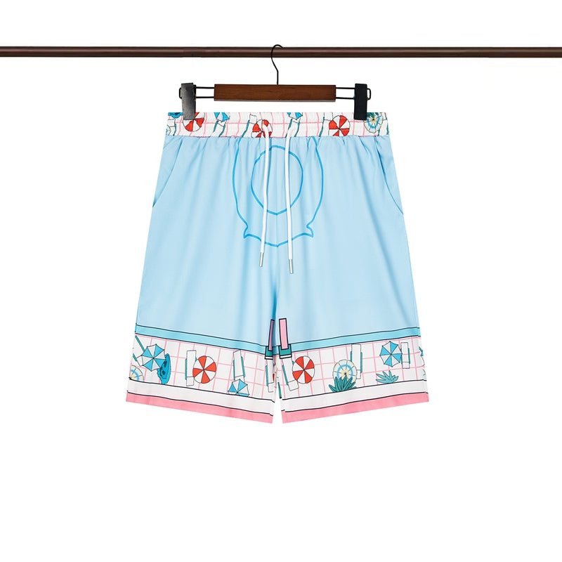 Tennis Club Summer Short Sleeve Shirt Shorts Set