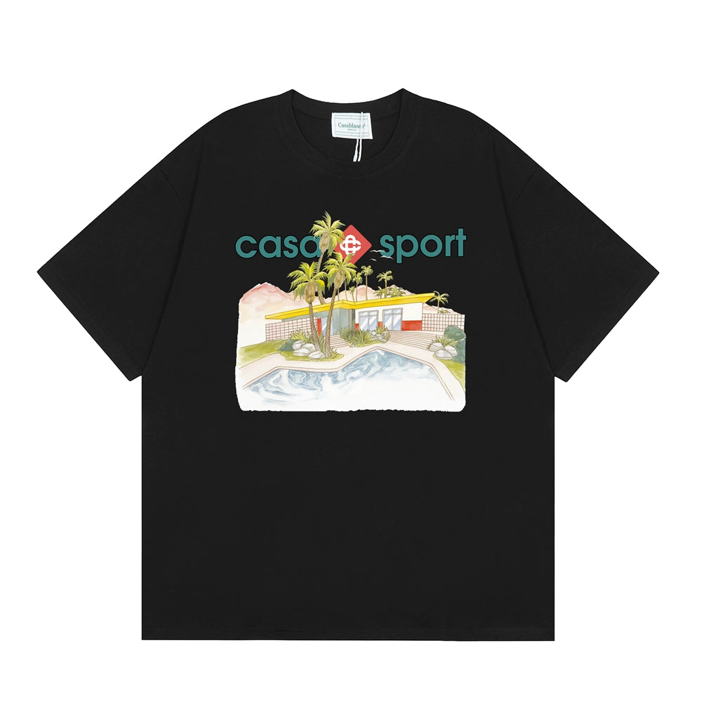 Tennis Club Cotton Short Sleeve T-Shirt