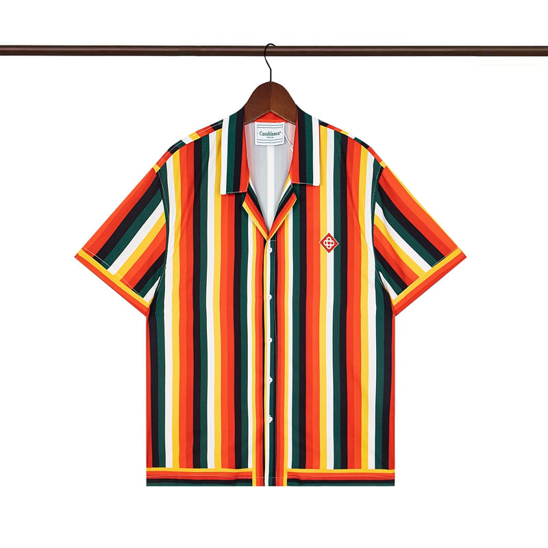 Tennis Club Summer Short Sleeve Shirt Shorts Set