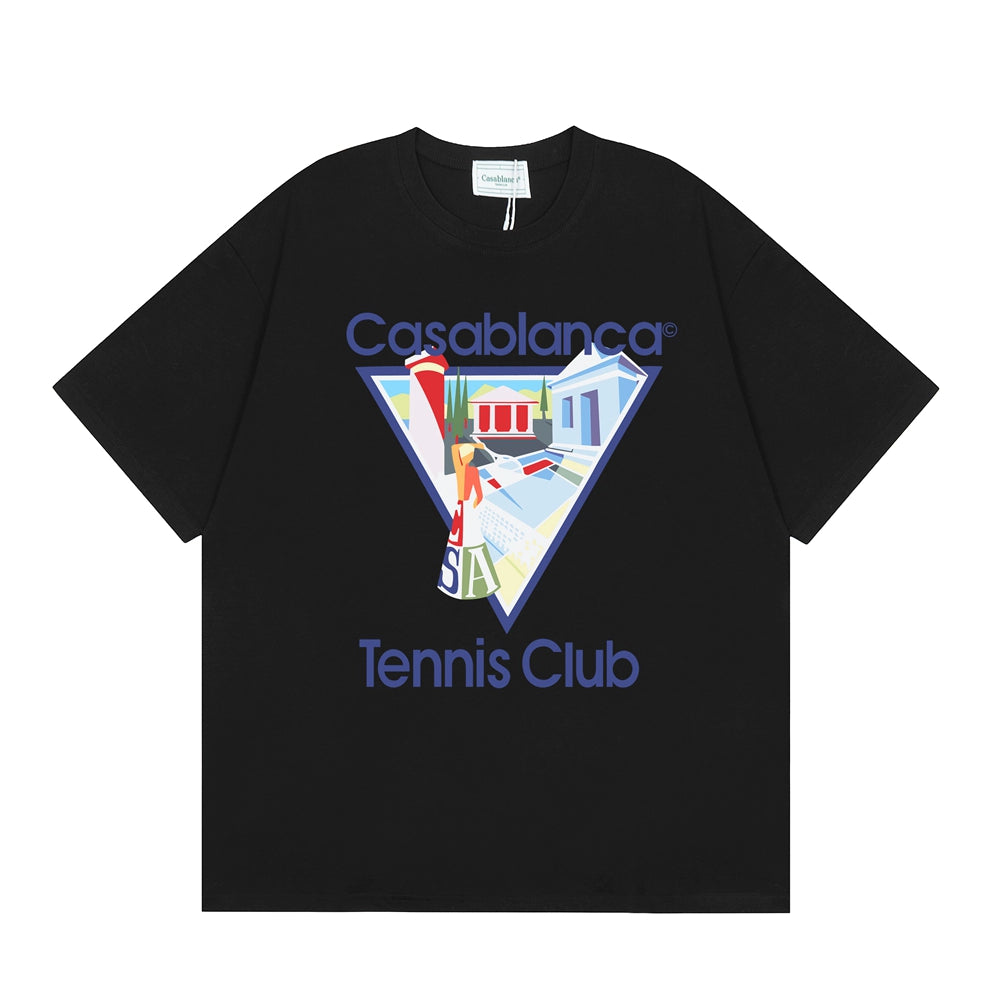 Tennis Club Cotton Short Sleeve T-Shirt