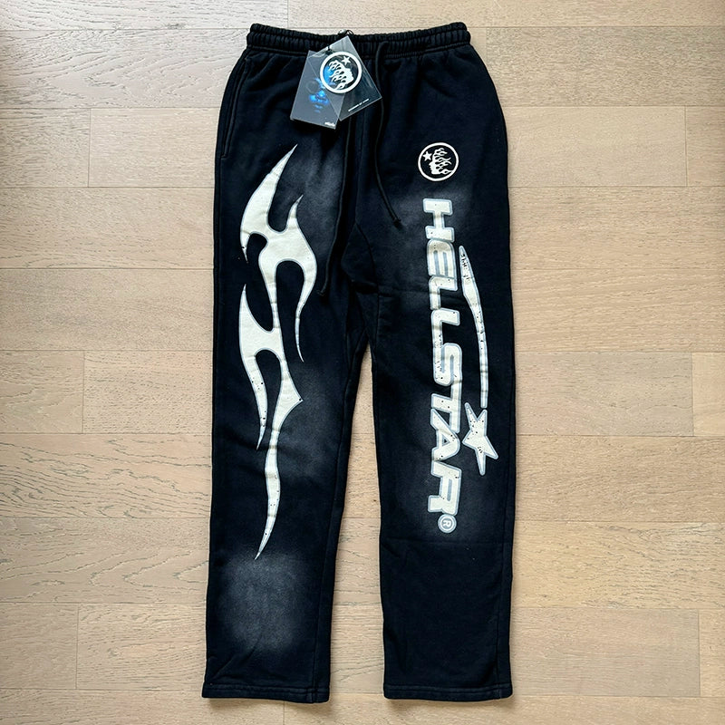 Vintage Casual Hoodie Pants Set