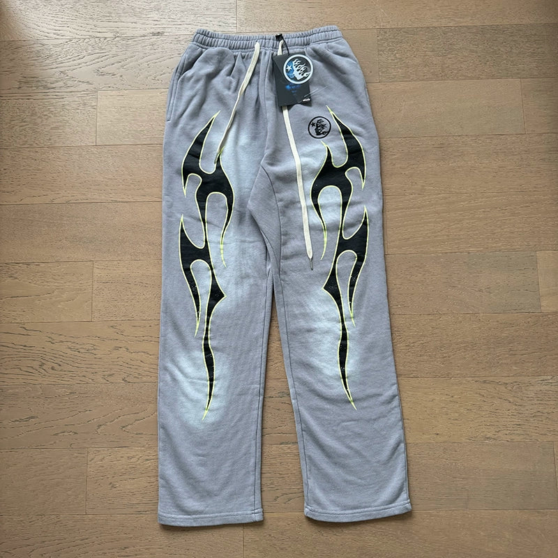 Vintage Casual Hoodie Pants Set
