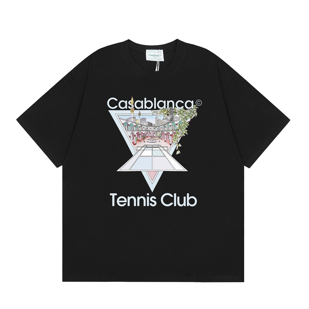 Tennis Club Cotton Short Sleeve T-Shirt