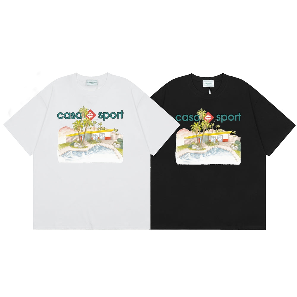 Tennis Club Cotton Short Sleeve T-Shirt