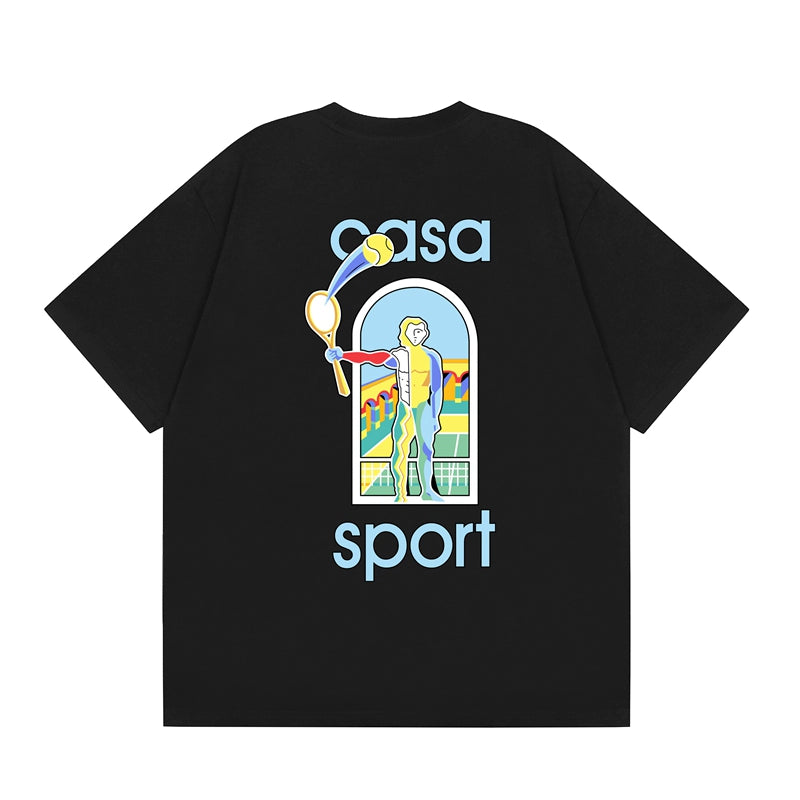 Tennis Club Cotton Short Sleeve T-Shirt