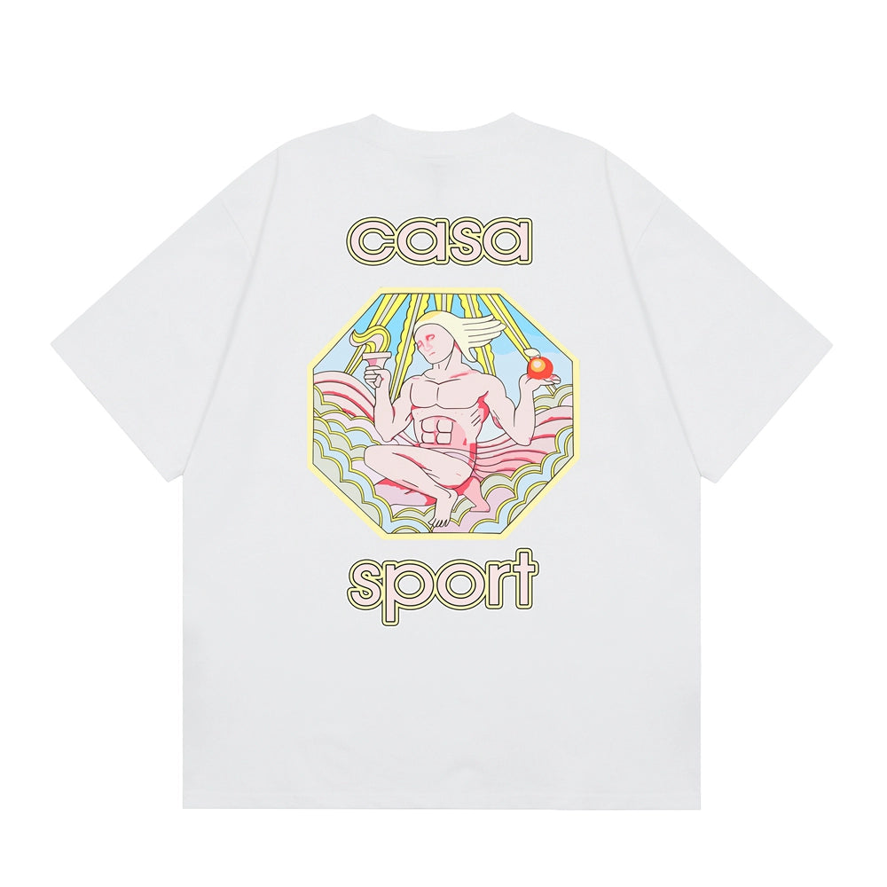 Tennis Club Cotton Short Sleeve T-Shirt