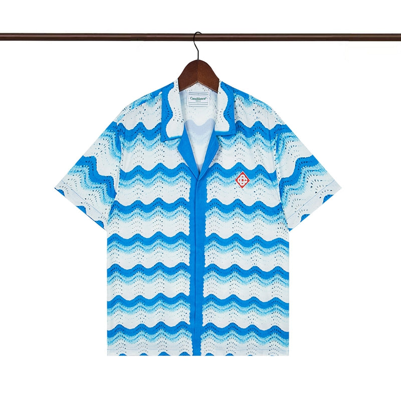 Tennis Club Summer Short Sleeve Shirt Shorts Set