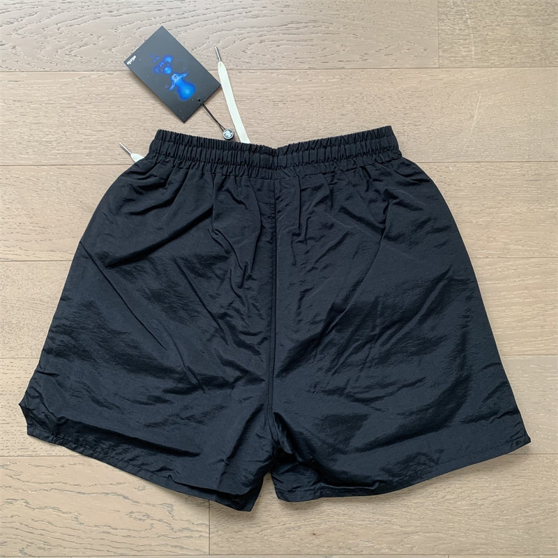 Simple Loose Colorblocked Athletic Shorts
