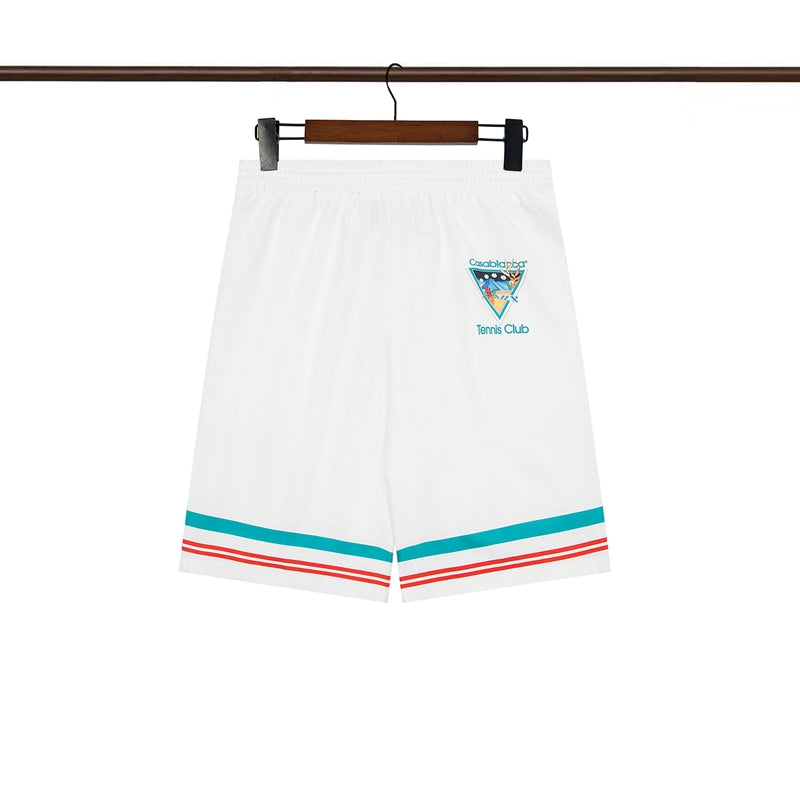 Tennis Club Summer Short Sleeve Shirt Shorts Set