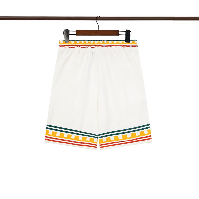 Tennis Club Summer Short Sleeve Shirt Shorts Set