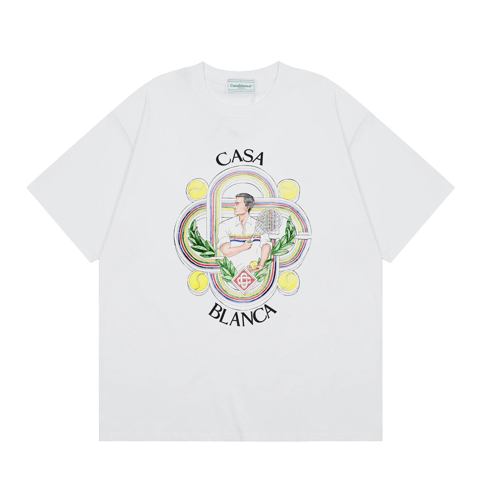 Tennis Club Cotton Short Sleeve T-Shirt