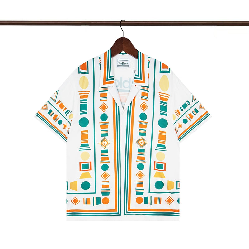 Tennis Club Summer Short Sleeve Shirt Shorts Set
