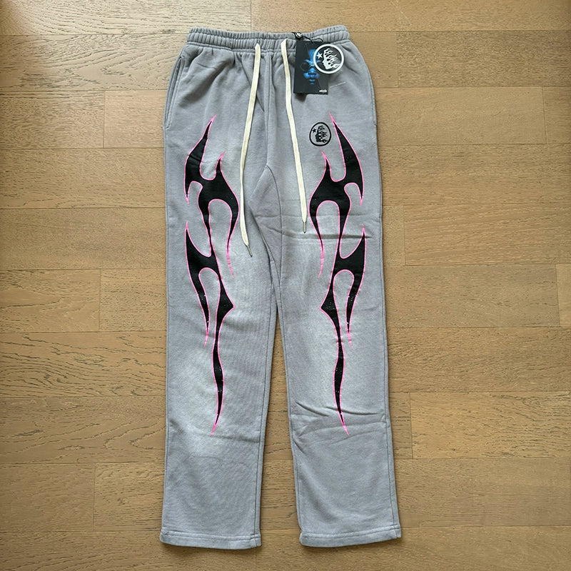 Vintage Casual Hoodie Pants Set
