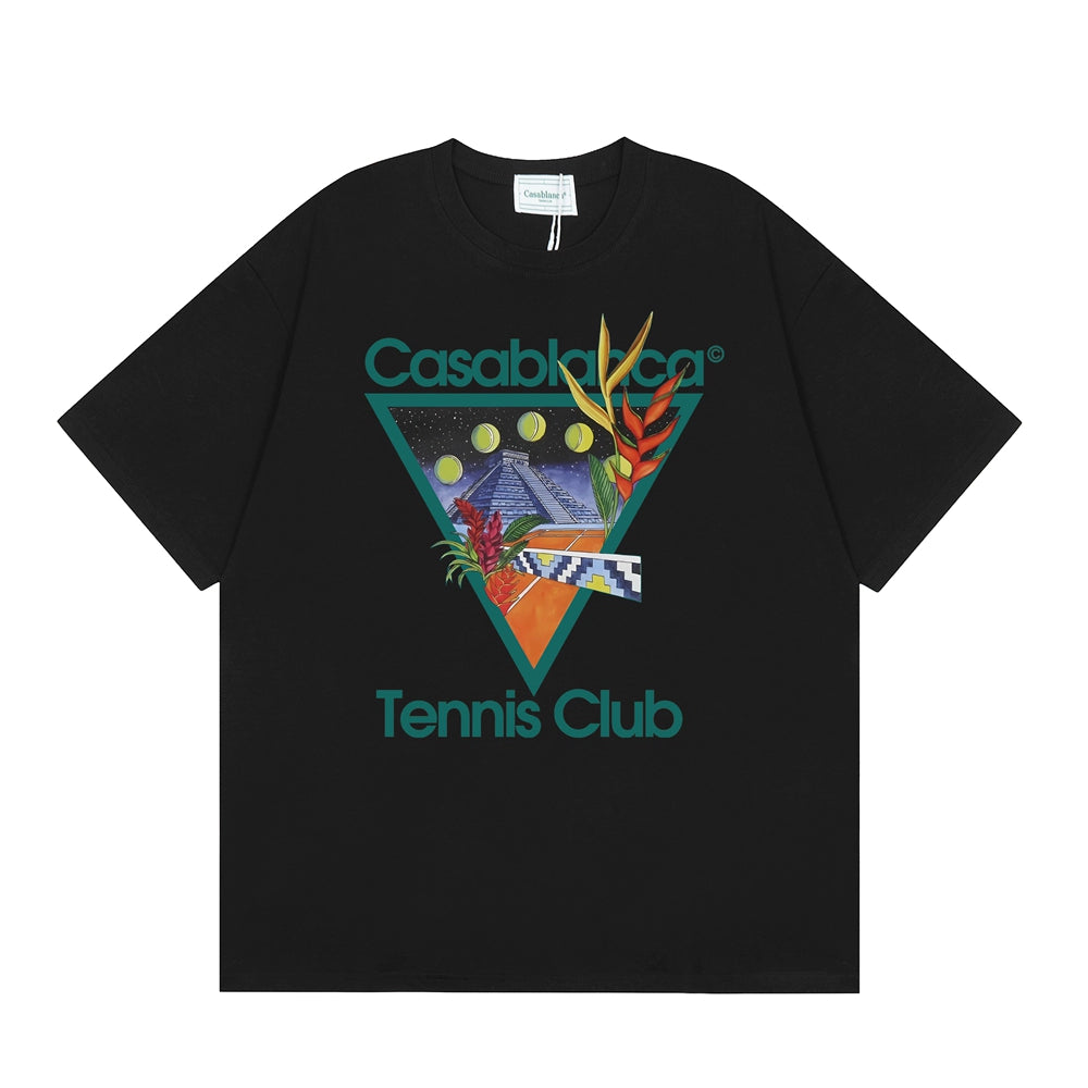 Tennis Club Cotton Short Sleeve T-Shirt
