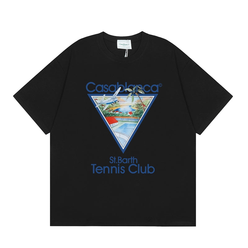 Tennis Club Cotton Short Sleeve T-Shirt