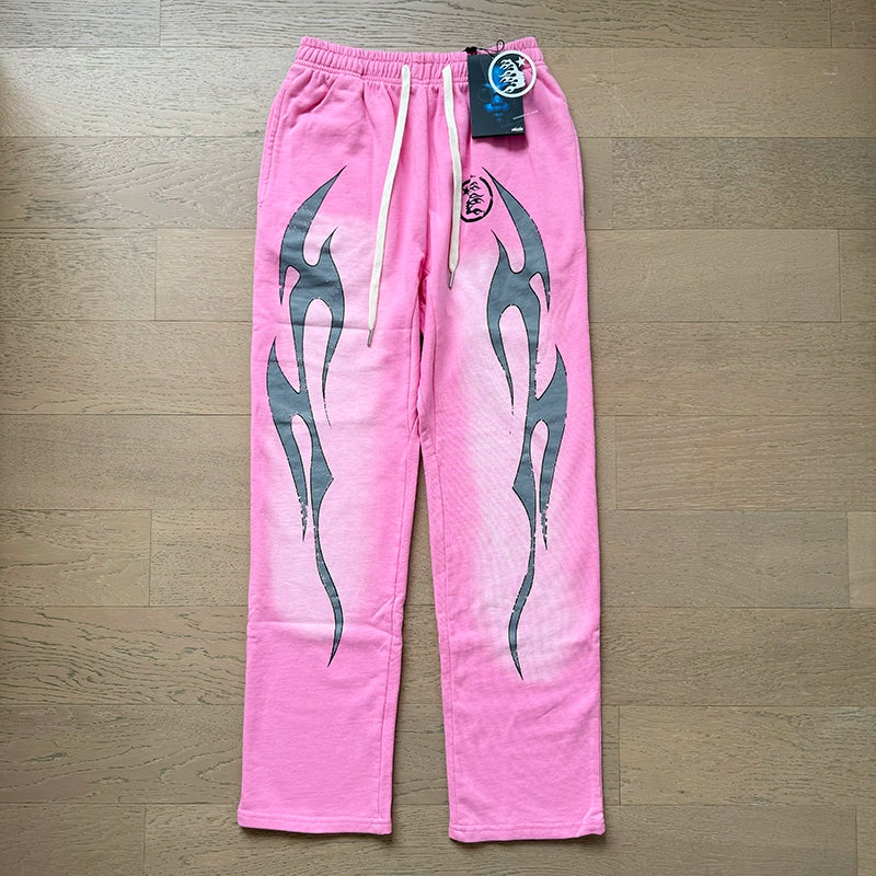 Vintage Casual Hoodie Pants Set