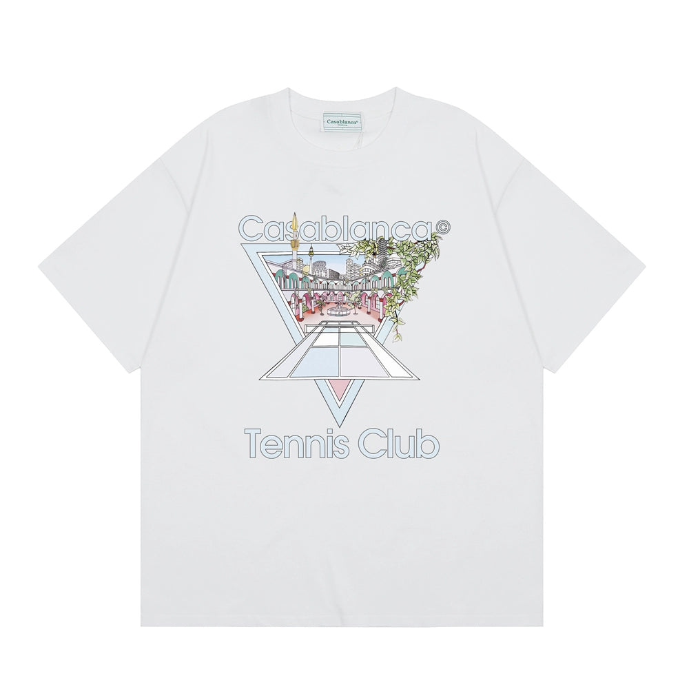 Tennis Club Cotton Short Sleeve T-Shirt