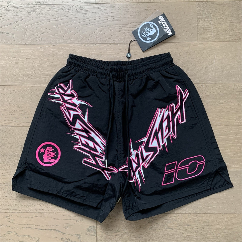 Simple Loose Colorblocked Athletic Shorts