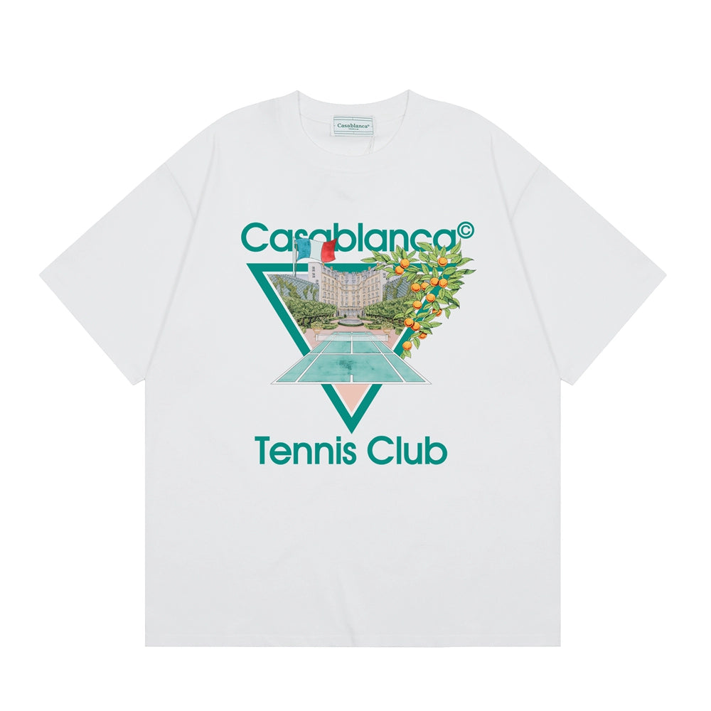 Tennis Club Cotton Short Sleeve T-Shirt
