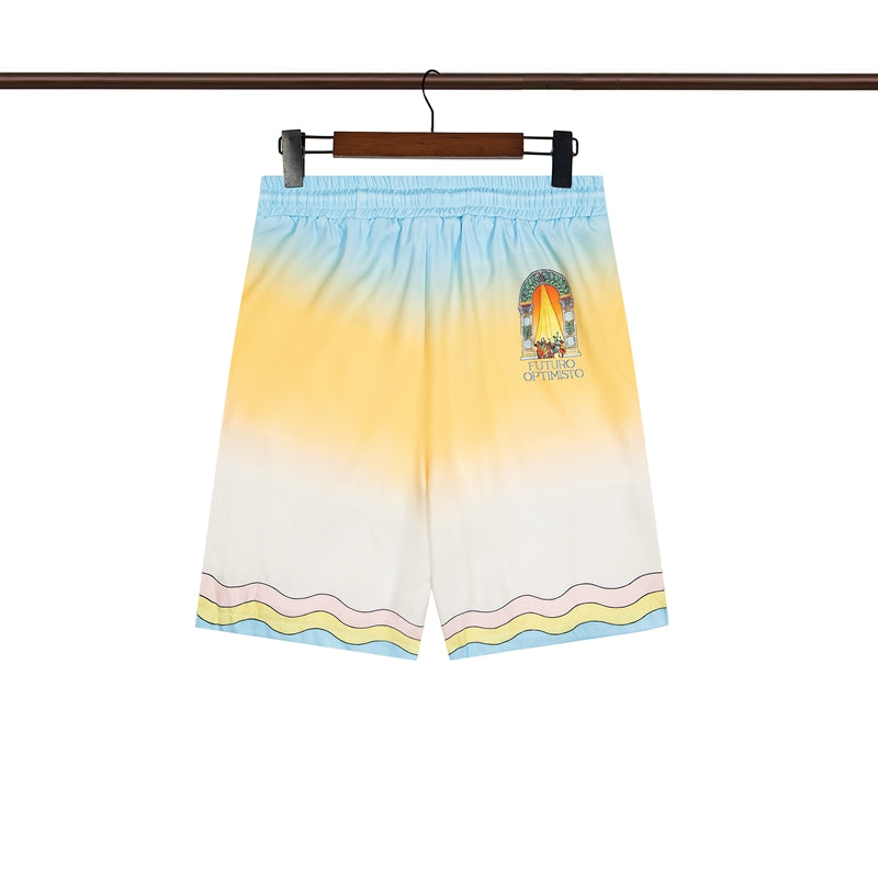 Tennis Club Summer Short Sleeve Shirt Shorts Set