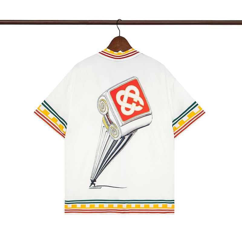 Tennis Club Summer Short Sleeve Shirt Shorts Set