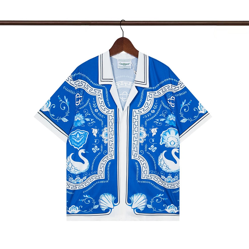 Tennis Club Summer Short Sleeve Shirt Shorts Set