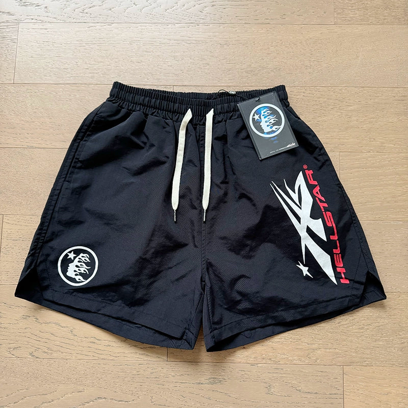 Simple Loose Colorblocked Athletic Shorts