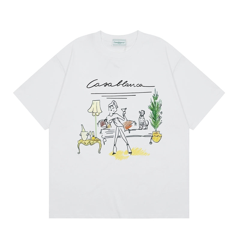 Tennis Club Cotton Short Sleeve T-Shirt