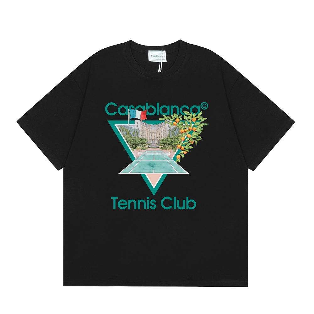 Tennis Club Cotton Short Sleeve T-Shirt
