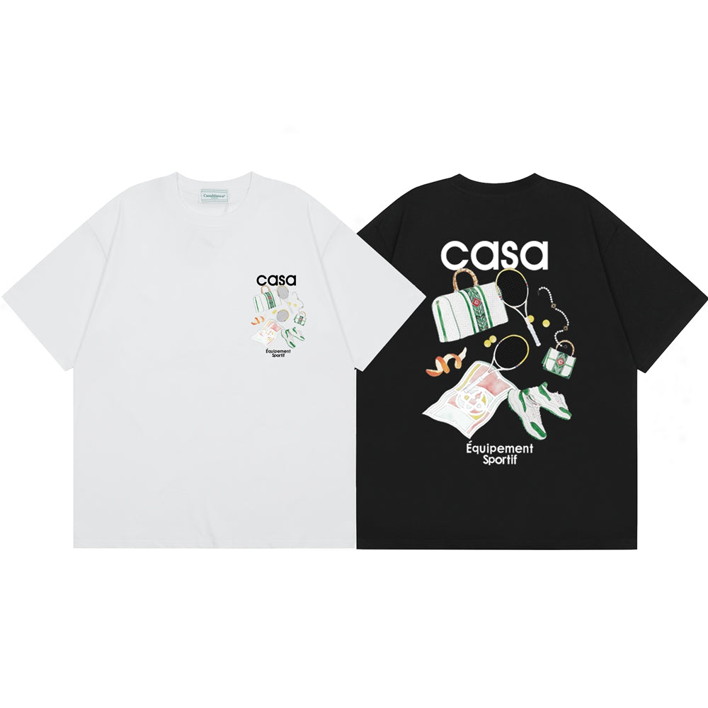Tennis Club Cotton Short Sleeve T-Shirt