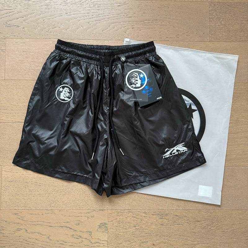 Simple Loose Colorblocked Athletic Shorts