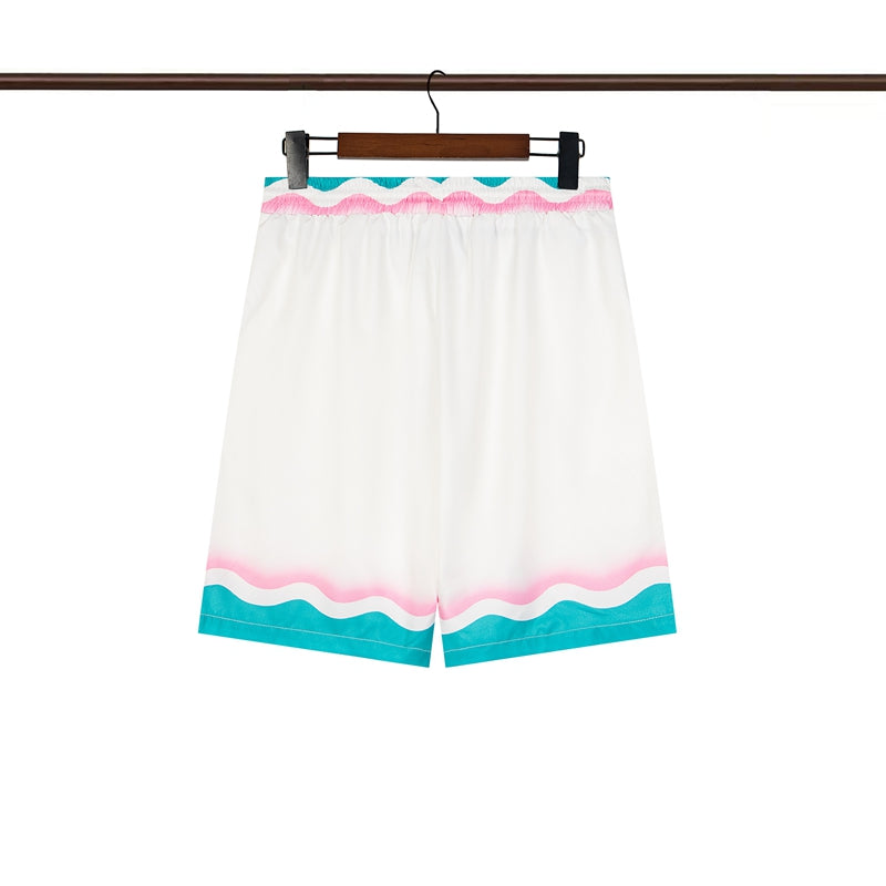 Tennis Club Summer Short Sleeve Shirt Shorts Set