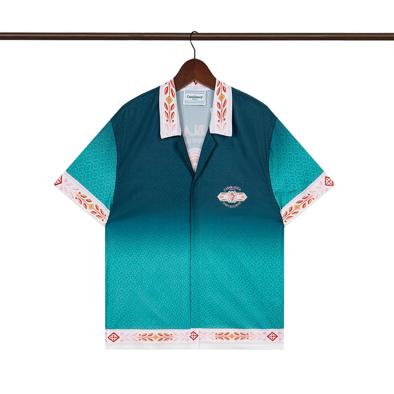 Tennis Club Summer Short Sleeve Shirt Shorts Set