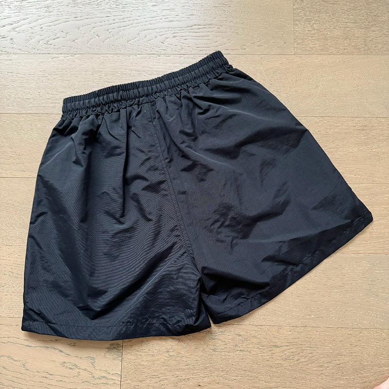 Simple Loose Colorblocked Athletic Shorts