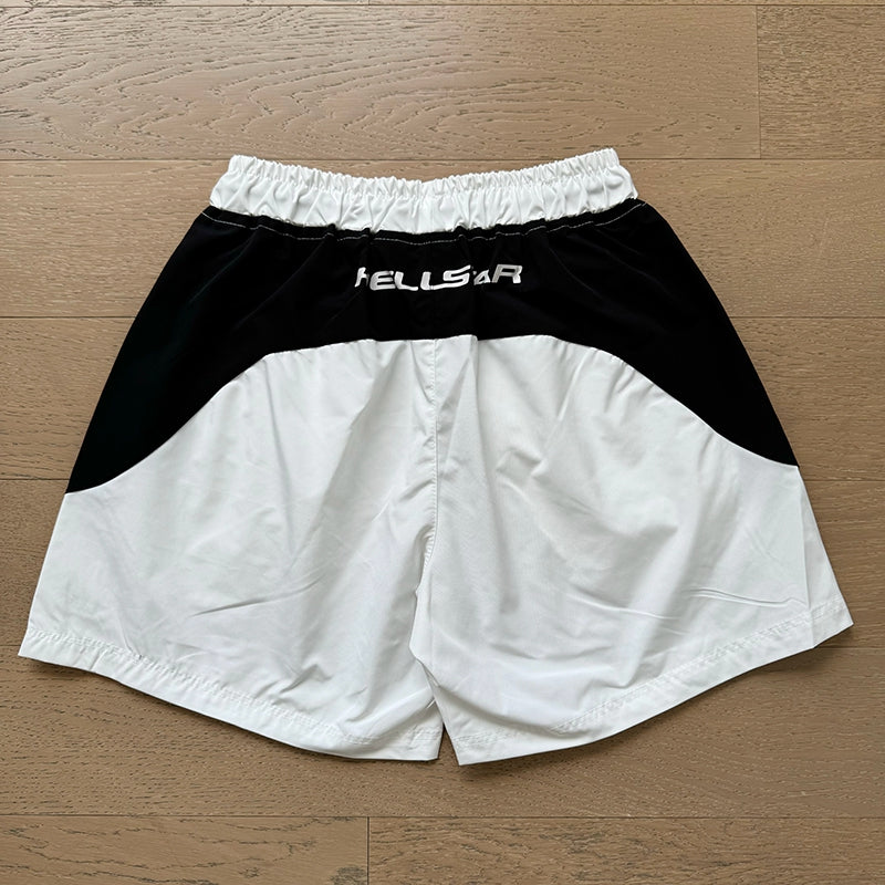 Simple Loose Colorblocked Athletic Shorts