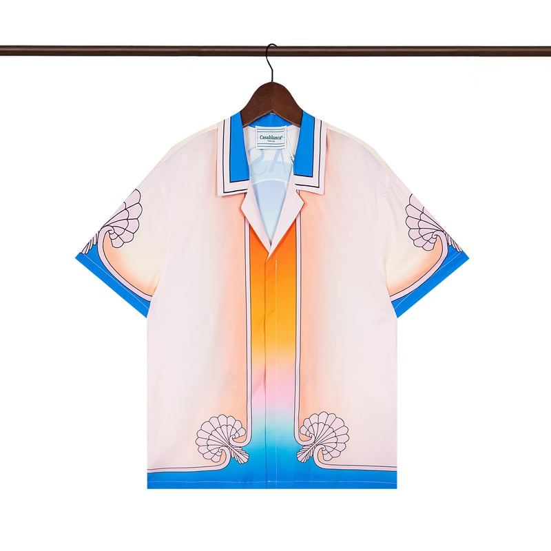 Tennis Club Summer Short Sleeve Shirt Shorts Set