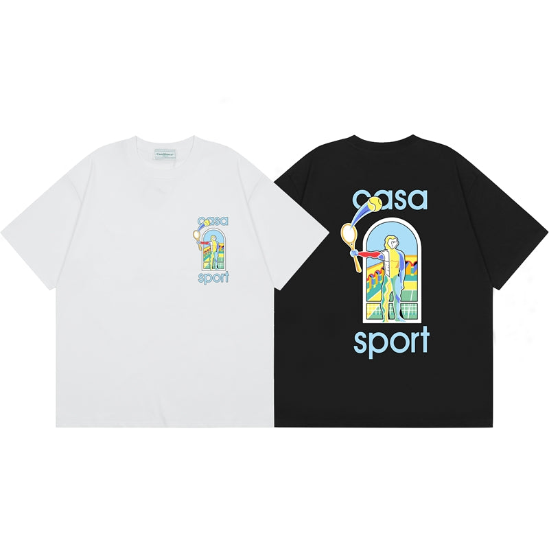 Tennis Club Cotton Short Sleeve T-Shirt