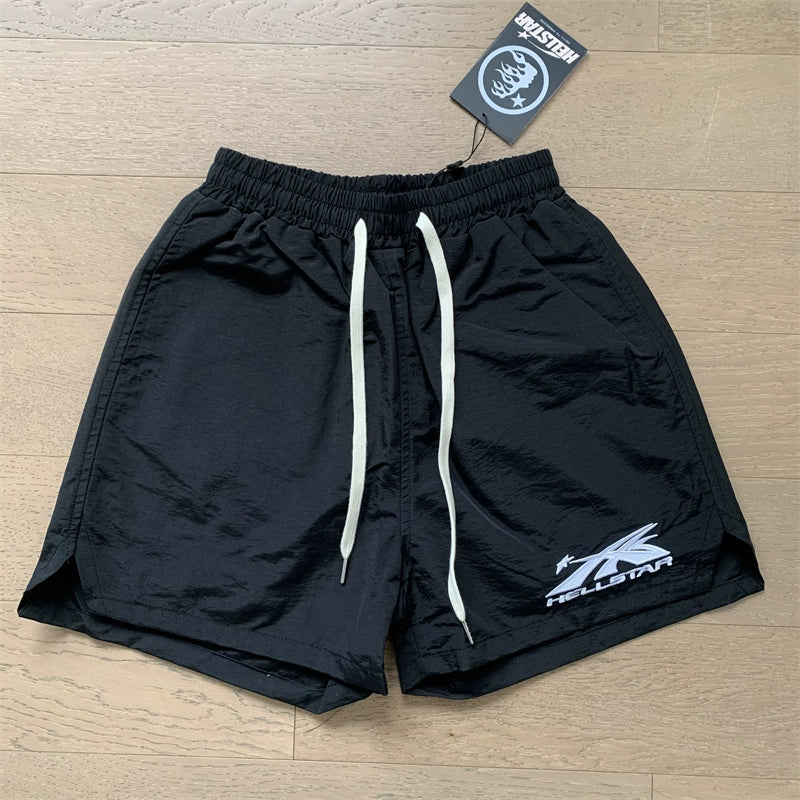 Simple Loose Colorblocked Athletic Shorts