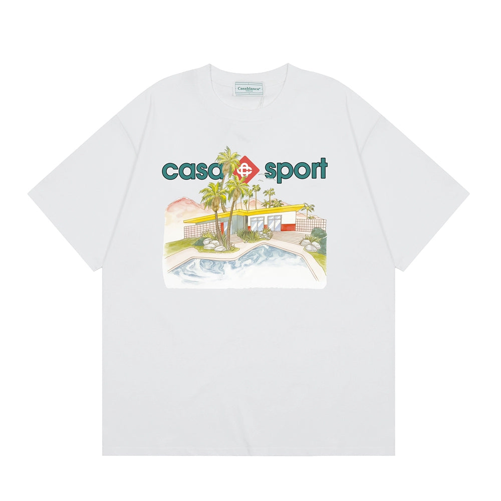 Tennis Club Cotton Short Sleeve T-Shirt