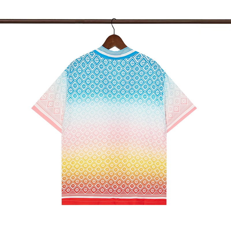 Tennis Club Summer Short Sleeve Shirt Shorts Set