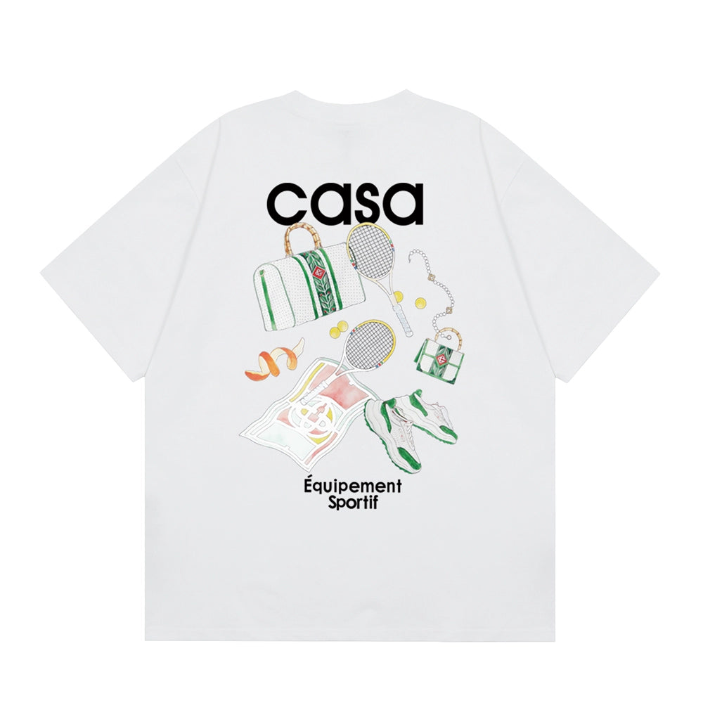 Tennis Club Cotton Short Sleeve T-Shirt