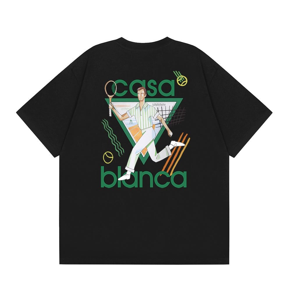 Tennis Club Cotton Short Sleeve T-Shirt