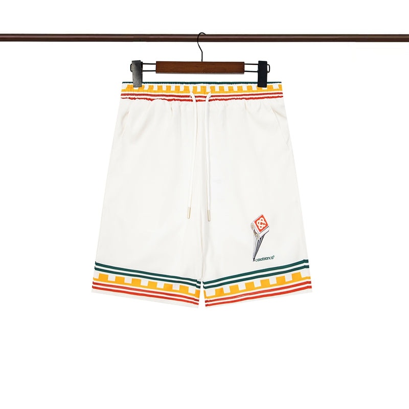 Tennis Club Summer Short Sleeve Shirt Shorts Set