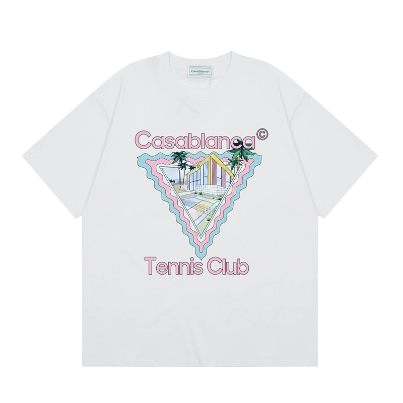 Tennis Club Cotton Short Sleeve T-Shirt