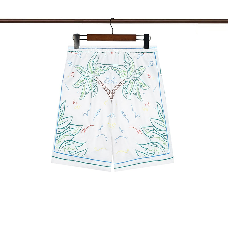 Tennis Club Summer Short Sleeve Shirt Shorts Set